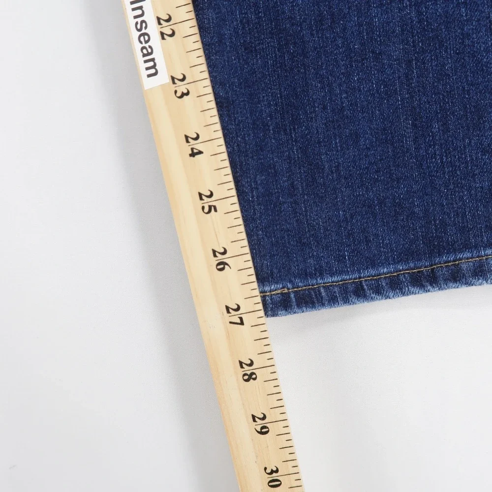 AG Adriano Goldschmied Ex-Boyfriend Jeans Womens 29R Blue Slouchy Slim Aged - Picture 7 of 12